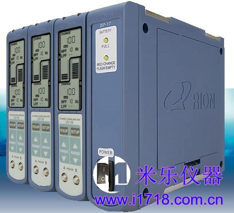 日本RION理音UV-16 2ch电荷放大器